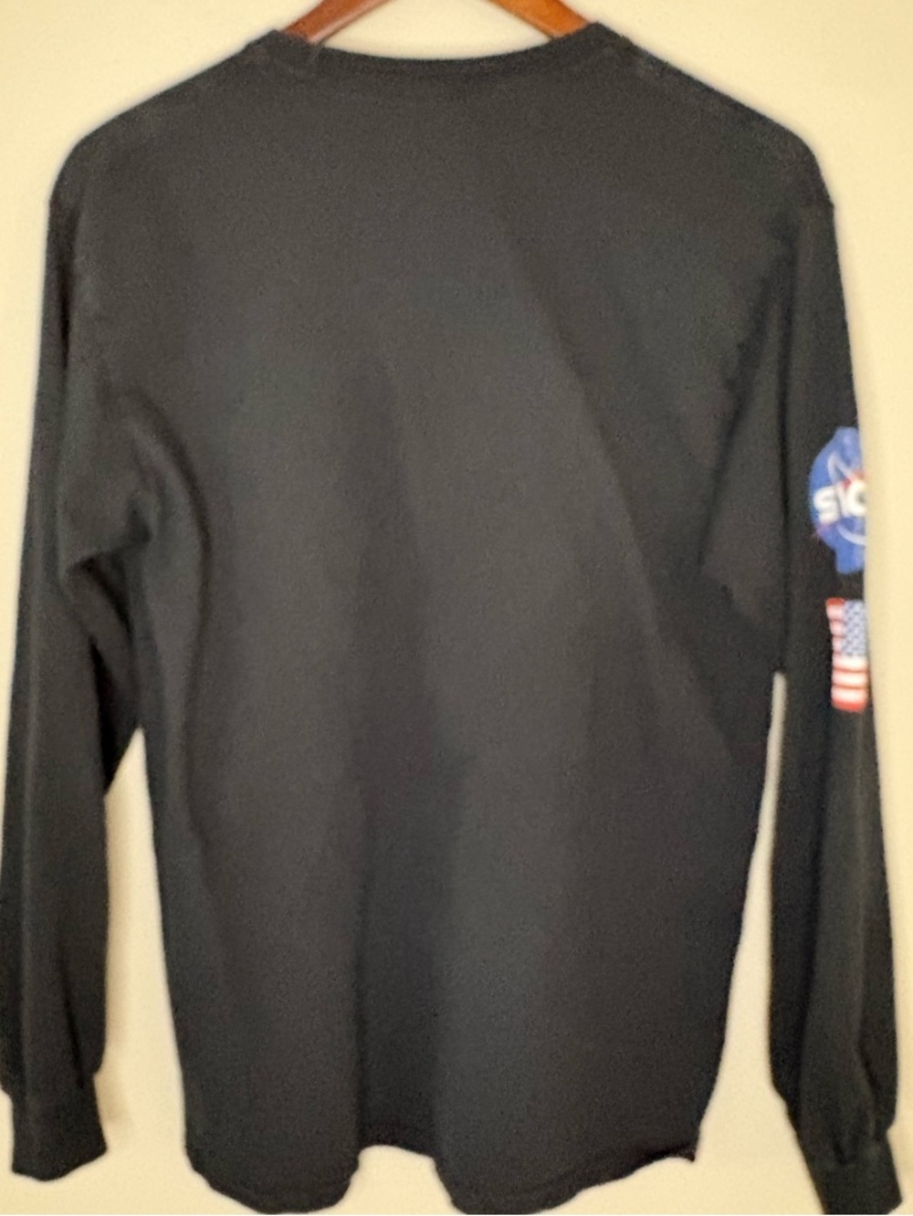 RSQ NASA Space Long Sleeve Shirt Black Graphic Size M - Picture 2 of 6